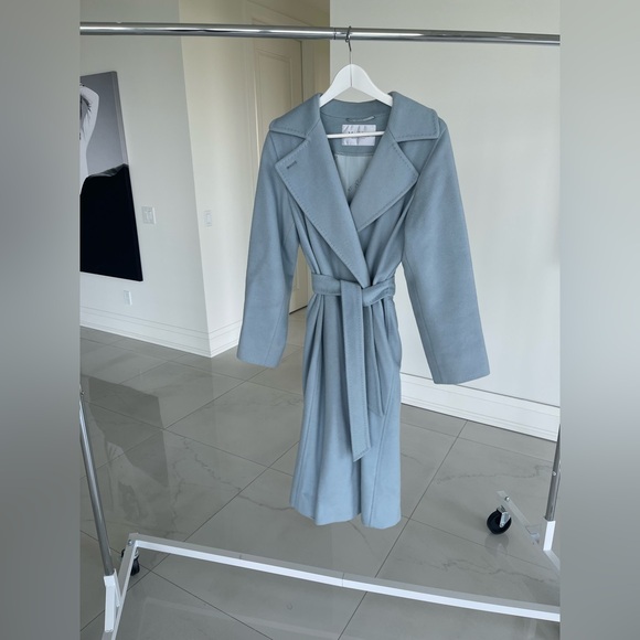 MaxMara Jackets & Blazers - MaxMara Manuela Icon Blue Belted Coat